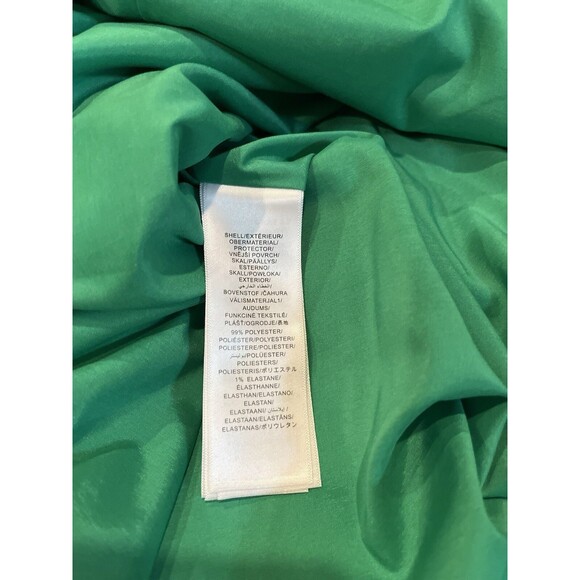 Liv Foster womens Textured Satin Long Mermaid Gown size 8 Summer Green $395 - Picture 14 of 15